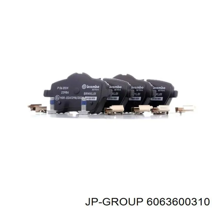 Гальмівні колодки JP Group 6063600310 ціна, від 36.17 USD
