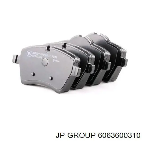 Купити 6063600310 JP Group Колодки гальмівні передні, дискові