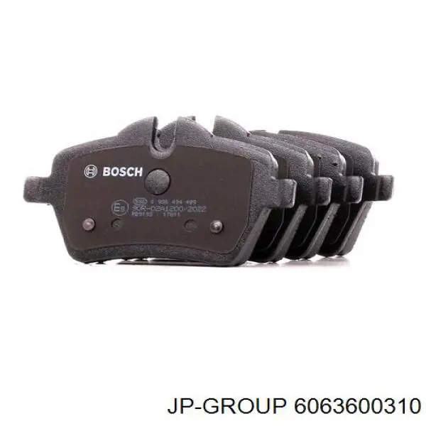 Тормозні колодки JP Group 6063600310