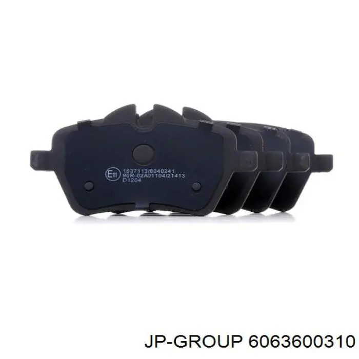 6063600310 JP Group Передні гальмівні колодки