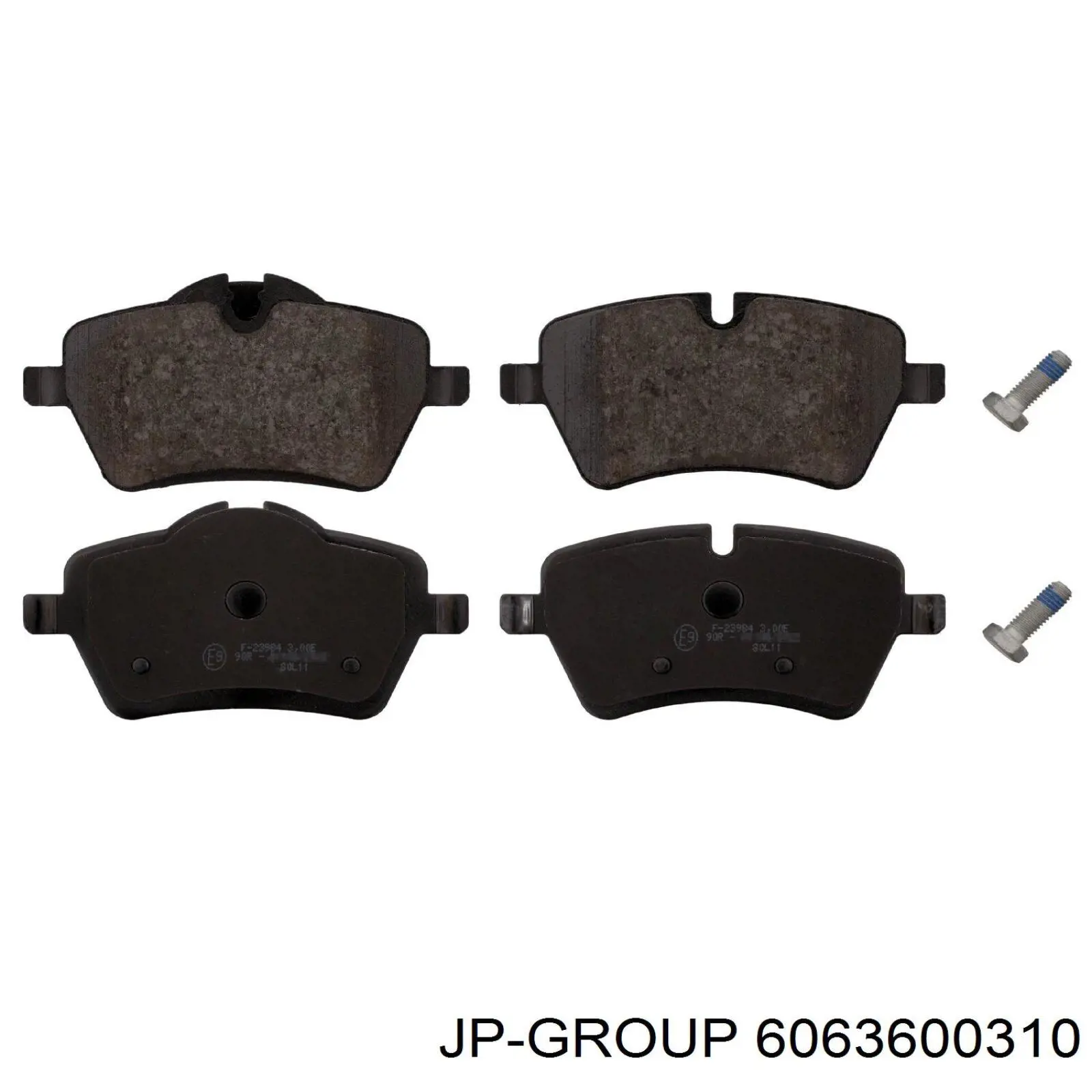 Гальмівні колодки JP Group 6063600310 ціна, від 36.17 USD