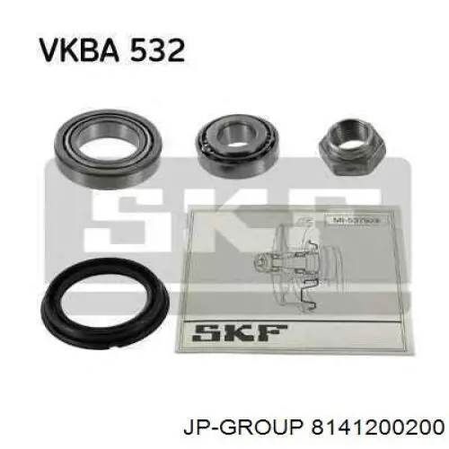Підшипник маточини задньої, внутрішній JP Group 8141200200 ціна, від 4.57 USD