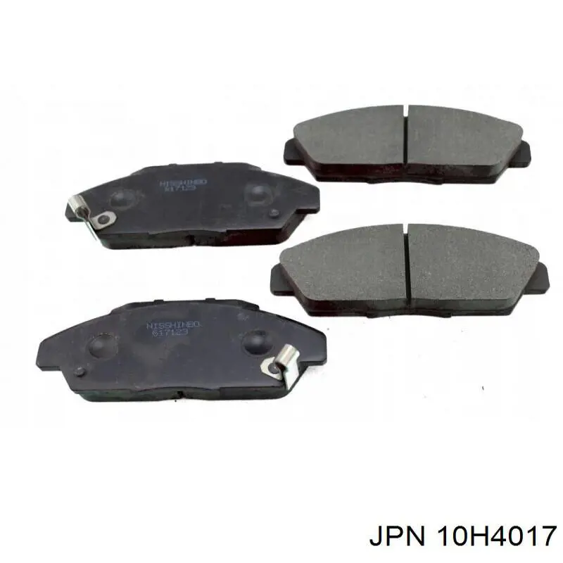 10H4017 JPN колодки гальмівні передні, дискові