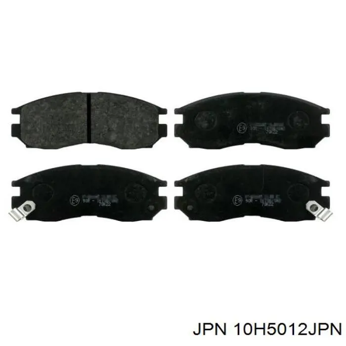 10H5012JPN JPN колодки гальмівні передні, дискові