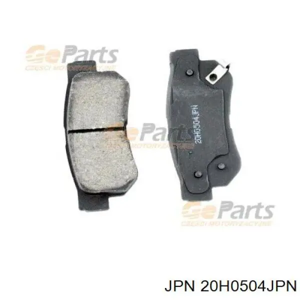 Задні гальмівні колодки JPN 20H0504JPN ціна, від 14.71 USD