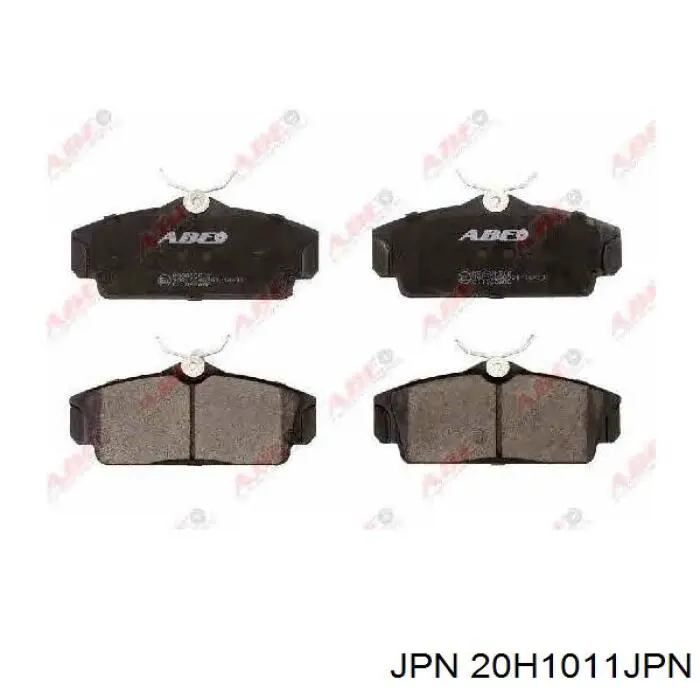 Задні гальмівні колодки JPN 20H1011JPN ціна, від 15.70 USD