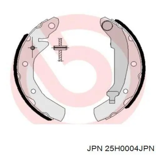 Колодки гальмові задні, барабанні JPN 25H0004JPN ціна, від 13.64 USD