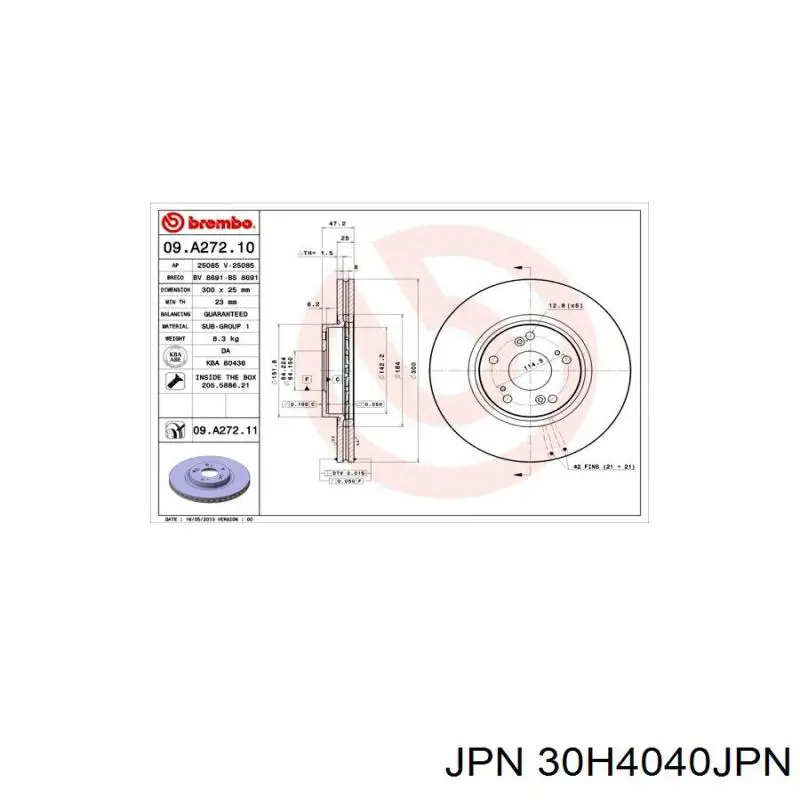 Купити 30H4040JPN JPN Ротор гальмівний