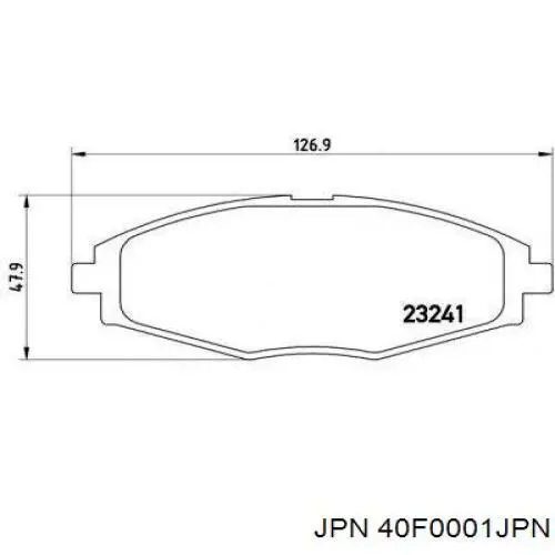 Купити 40F0001JPN JPN Фільтр салону вугільний