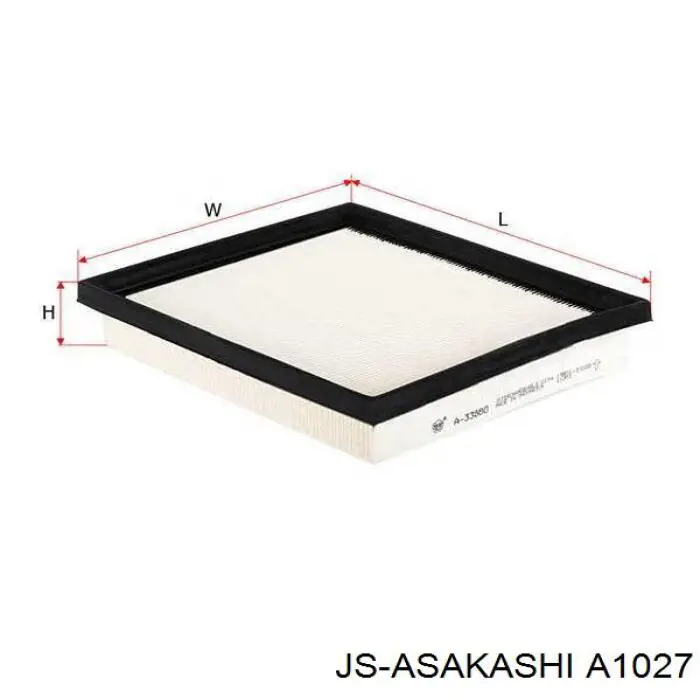 A1027 JS Asakashi Повітряний фільтр двигуна