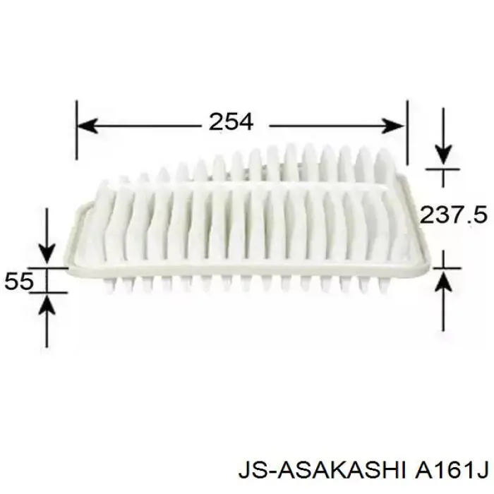 Повітряний фільтр A161J JS Asakashi