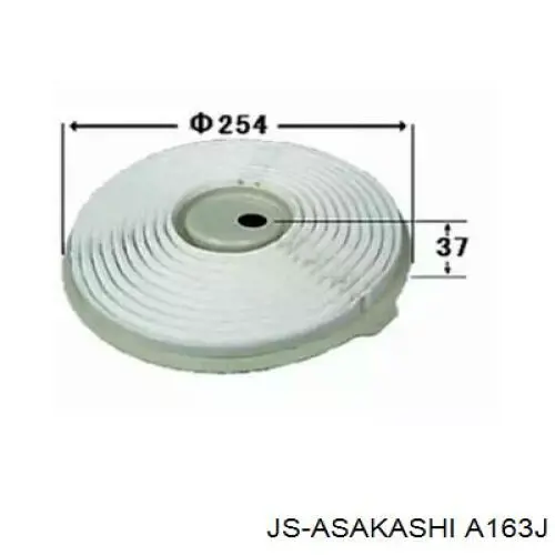 Фільтр повітряний A163J JS Asakashi