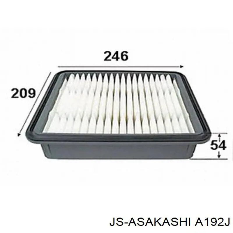 Фільтр повітряний A192J JS Asakashi