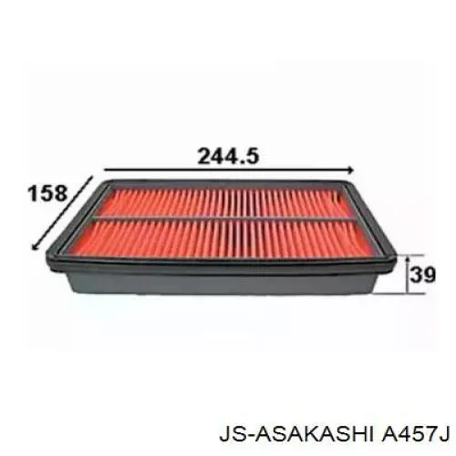 A457J JS Asakashi Повітряний фільтр двигуна