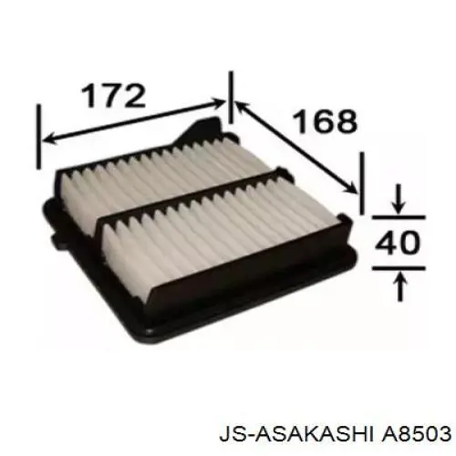 Елемент повітряного фільтра JS Asakashi A8503 ціна, від 5.40 USD