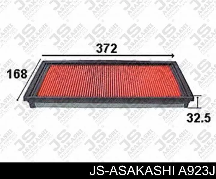 A923J JS Asakashi Повітряний фільтр двигуна