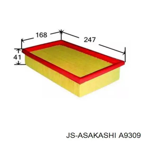 Повітряний фільтр A9309 JS Asakashi
