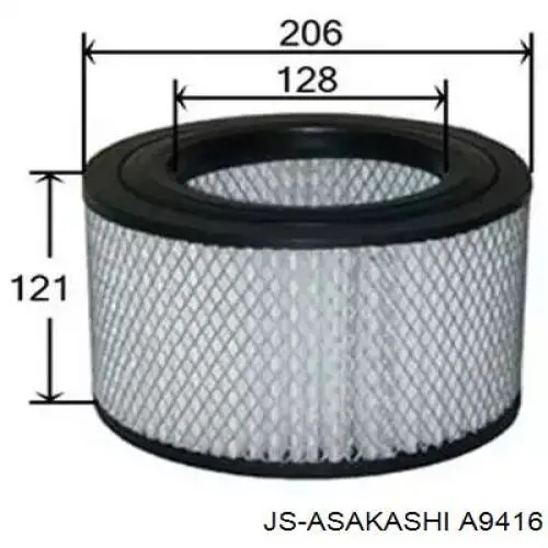 Купити A9416 JS Asakashi Автомобільний фільтр повітря