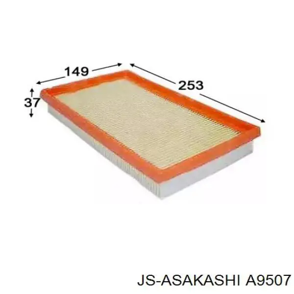 Фільтр повітряний A9507 JS Asakashi