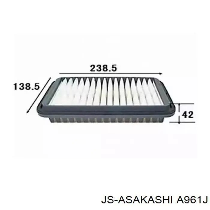 Купити A961J JS Asakashi Автомобільний фільтр повітря
