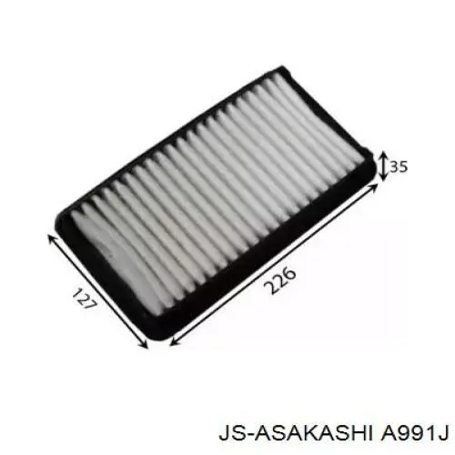 A991J JS Asakashi Повітряний фільтр двигуна