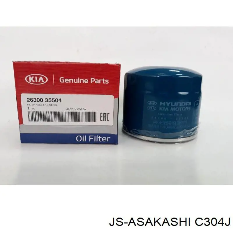 Масляний фільтр двигуна JS Asakashi C304J ціна, від 5.06 USD