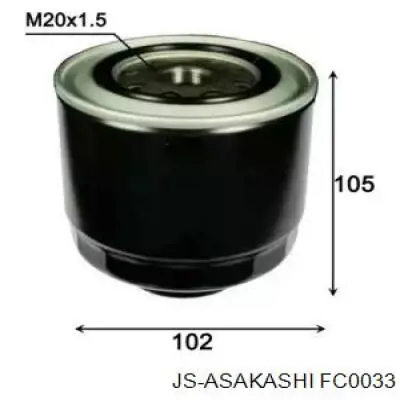 Паливний фільтр FC0033 JS Asakashi
