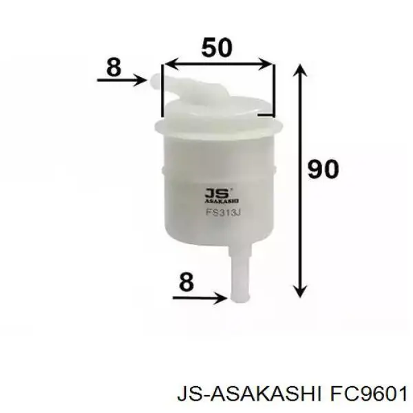 Паливний фільтр FC9601 JS Asakashi