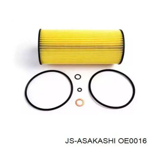 Масляний фільтр двигуна JS Asakashi OE0016 ціна, від 4.64 USD