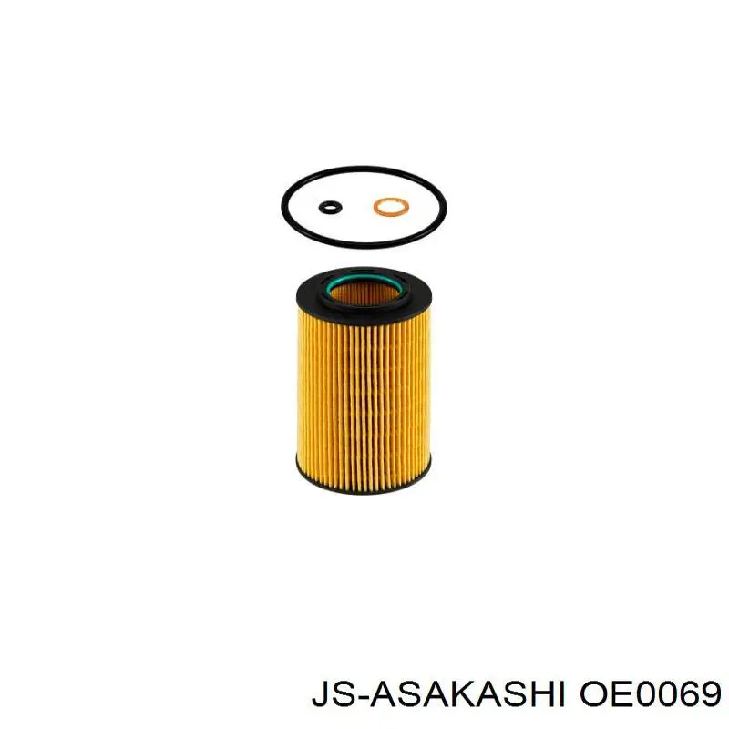 Масляний фільтр OE0069 JS Asakashi