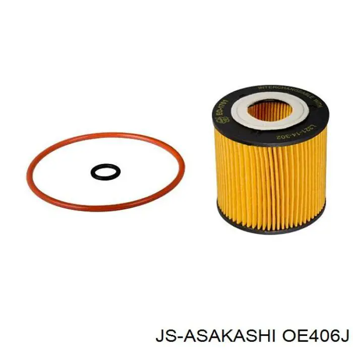 Масляний фільтр двигуна JS Asakashi OE406J ціна, від 4.55 USD
