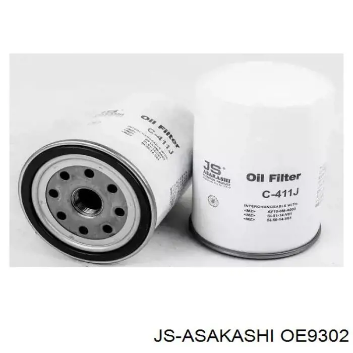 Масляний фільтр двигуна JS Asakashi OE9302 ціна, від 5.19 USD
