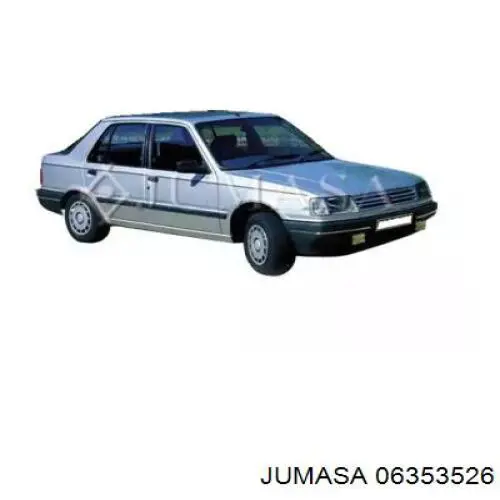 Накладка фар, нижня Peugeot 309 1 (10C, 10A) (Пежо 309)