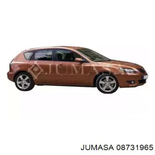 Підкрилок переднього крила, лівий BP4M56140G Mazda