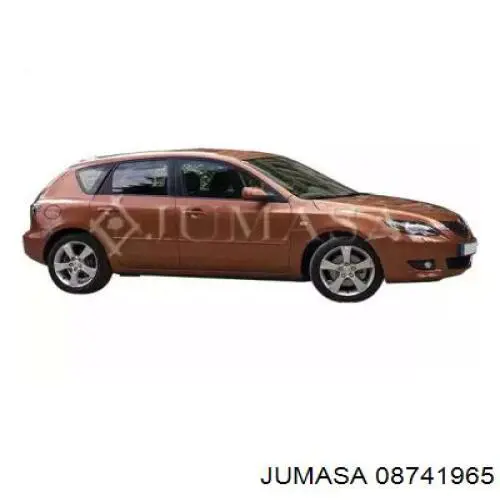 BP4M56130E Mazda Підкрилок переднього крила, правий