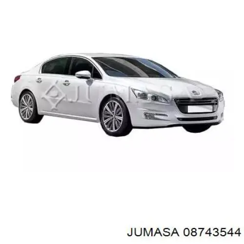  Підкрилок переднього крила, правий Peugeot 508 