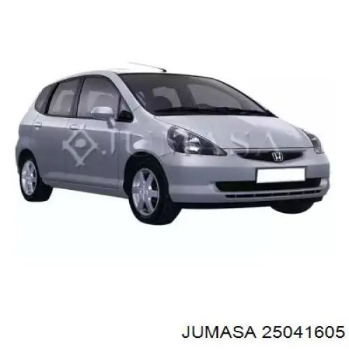 Буфер (бампер) задній на Honda Jazz  GD, GE