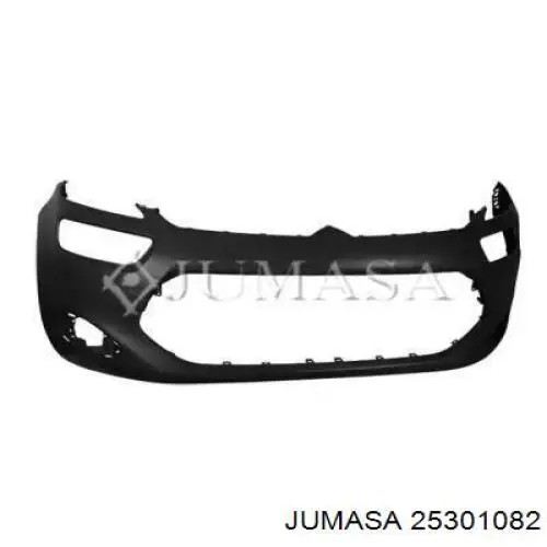 1609533080 Peugeot/Citroen Бампер передній в зборі
