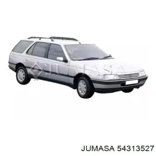 5745515E Polcar Дзеркало заднього виду, ліве