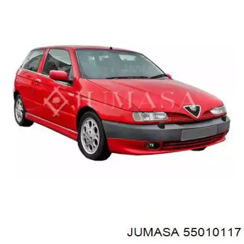 Дзеркальний елемент дзеркала заднього виду, лівого 0060779164 Fiat/Alfa/Lancia