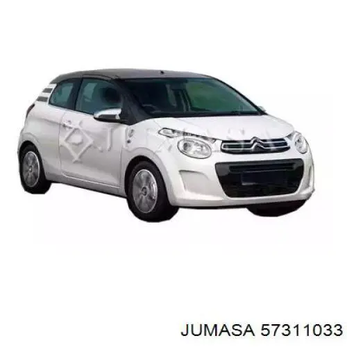 B000798380 Peugeot/Citroen Накладка водійського дзеркала