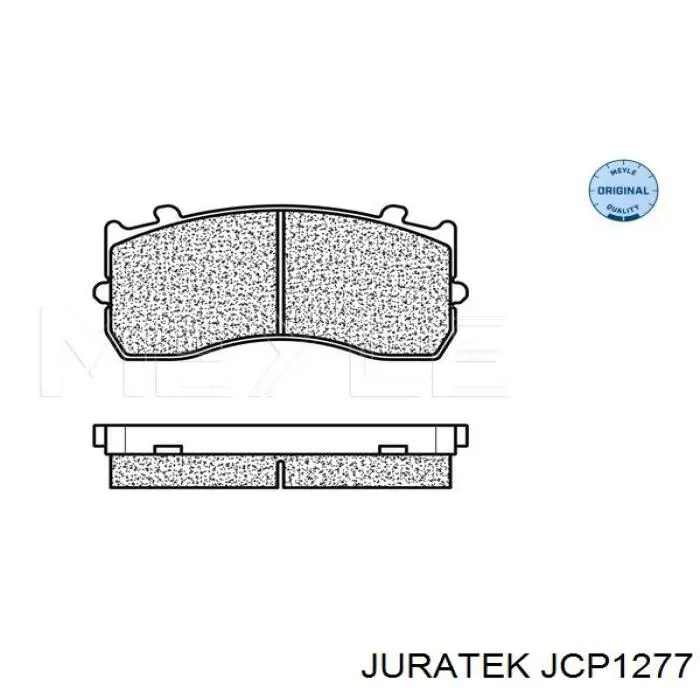 Гальмівні колодки Juratek JCP1277 ціна, від 54.37 USD