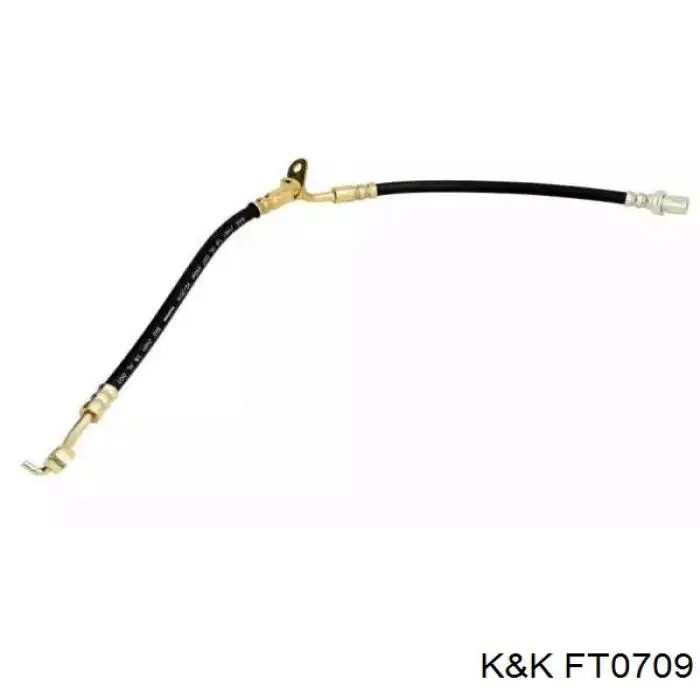 Шланг гальмівний передній, правий K&K FT0709 ціна, від 20.81 USD