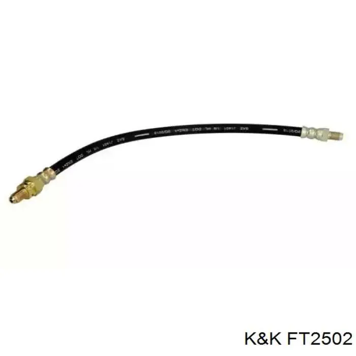 Гальмівні шланги передні FT2502 K&K