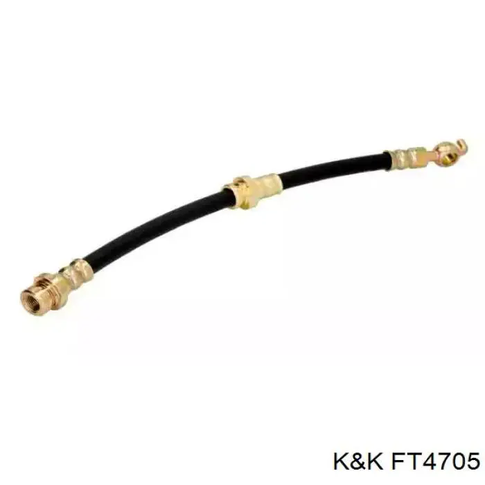 Шланг гальмівний передній K&K FT4705 ціна, від 9.57 USD