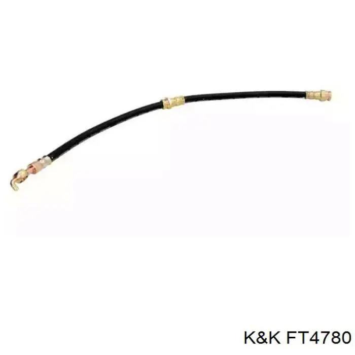 FT4780 K&K Гнучка гальмівна трубка передня