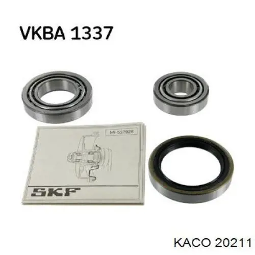 Комплект підшипник маточини передньої Kaco 20211 ціна, від 13.06 USD