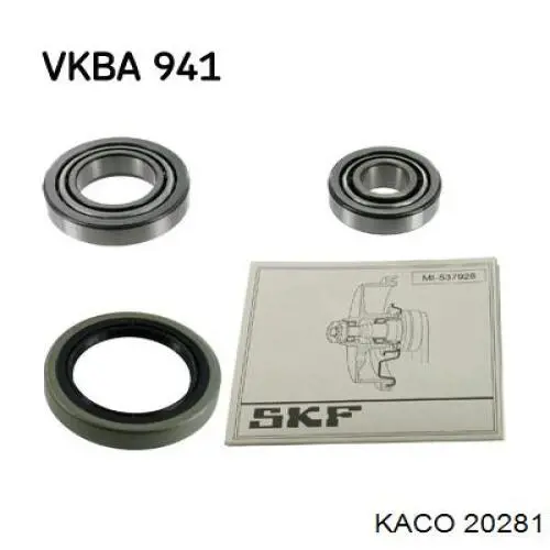 Підшипник ступиці 20281 Kaco