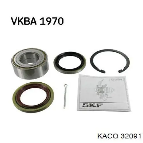 Підшипник ступиці 32091 Kaco