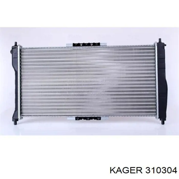 310304 Kager радіатор охолодження двигуна